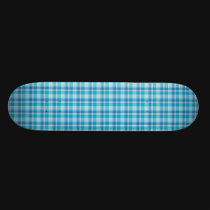 Plaid bleu-clair bleu planches à roulettes