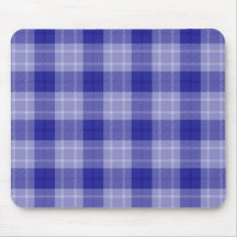 plaid bleu tapis de souris
