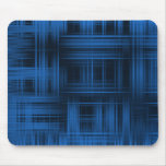 Plaid moderne bleu tapis de souris