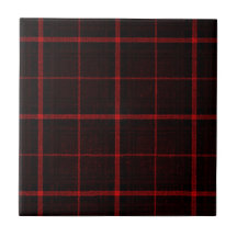 Plaid rouge de Digitals Carreaux En Céramique
