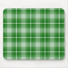 plaid vert tapis de souris