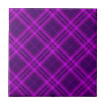 Plaids, contrôles, tartans pourpres et profondémen carreaux en céramique