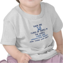 plaisanterie binaire t-shirt