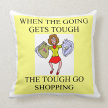 plaisanterie d'achats coussin