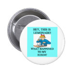 plaisanterie de la limonade h2so4 pin's avec agrafe