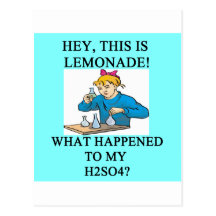 plaisanterie de la limonade h2so4 cartes postales