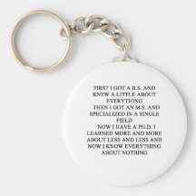 Plaisanterie de PHD Porte-clefs