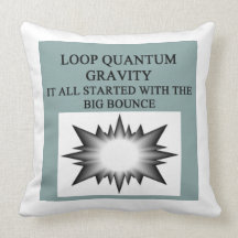plaisanterie de physique coussin