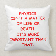 plaisanterie de physique oreillers