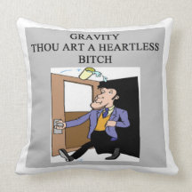 plaisanterie de physique coussin