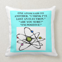 plaisanterie de physique coussin