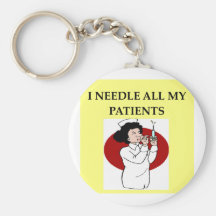 plaisanterie de soins d'infirmière porte-clé