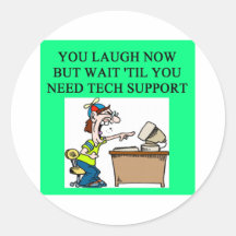 plaisanterie de support technique adhésifs