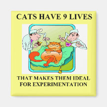 plaisanterie d'expérience de biologie magnets pour réfrigérateur