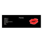 Plaisir de rose de rose "d'artiste de maquillage"  cartes de visite professionnelles
