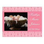 Plaisir rose cartes postales