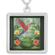 Plaisir tropical pendentif personnalisé