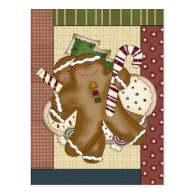 Plaisirs de pain d'épice cartes postales