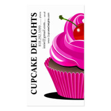 Plaisirs de petit gâteau - pâtisseries de desserts cartes de visite personnelles