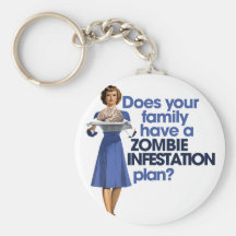 Plan d'infestation de zombi porte-clé