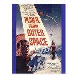 Plan neuf d'espace extra-atmosphérique " carte postale