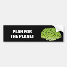 PLAN POUR LA PLANÈTE ADHÉSIF POUR VOITURE