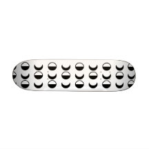 Planche à roulettes avec des formes de lune