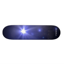 Planche à roulettes bleue de FireStar