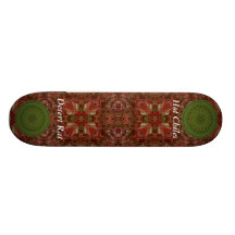 Planche à roulettes chaude du Chili