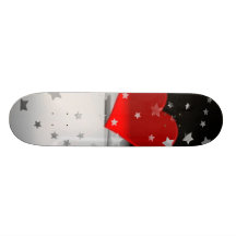 Planche à roulettes d'amour