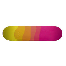 Planche à roulettes d'arc-en-ciel