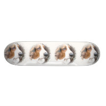 Planche à roulettes de Basset Hound