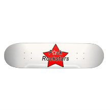 Planche à roulettes de blanc de Rockstar
