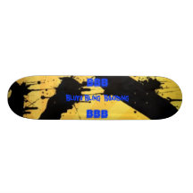 Planche à roulettes de Bling de bleus pro