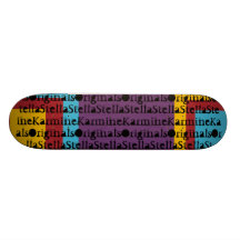 PLANCHE À ROULETTES de BLOC de COULEUR des années 