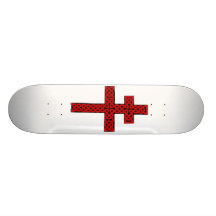 Planche à roulettes de croix de Lorraine de Celtic