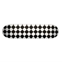 Planche à roulettes de damier