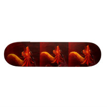 planche à roulettes de dragon