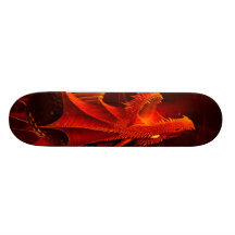 planche à roulettes de dragon