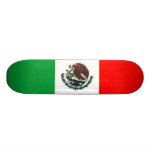 Planche à roulettes de drapeau mexicain
