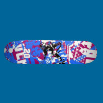 Planche à roulettes de graffiti de superbowl planches à roulettes
