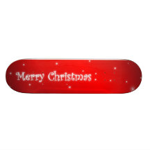 Planche à roulettes de Joyeux Noël