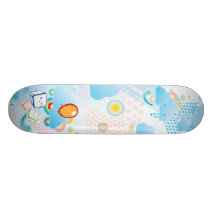 Planche à roulettes de Kawaii