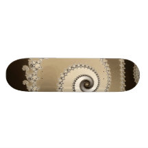 Planche à roulettes de Latte de café