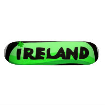 Planche à roulettes de l'Irlande