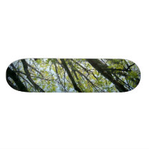 Planche à roulettes de nature d'arbre