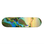 Planche à roulettes de paon de jungle