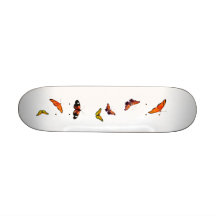 Planche à roulettes de papillon
