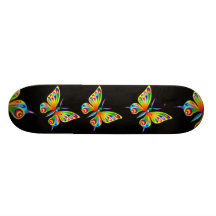 Planche à roulettes de papillon