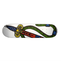 Planche à roulettes de pelle